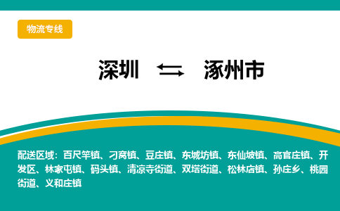 深圳到涿州市物流公司-深圳至涿州市专线-高品质为您的生意保驾护航-让你安心、省心、放心