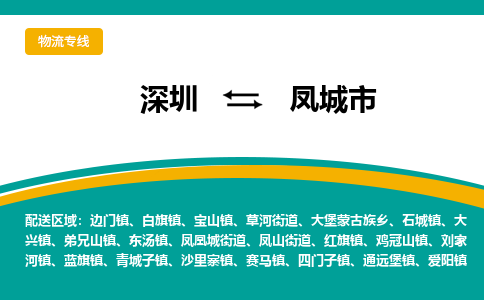 深圳到凤城市物流公司-深圳至凤城市专线-高品质为您的生意保驾护航-让你安心、省心、放心