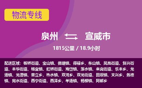 泉州到宣威市物流公司-从泉州至宣威市货运专线-杭州亚运会加油